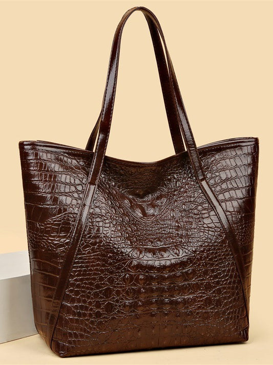 1. embossed tote bag