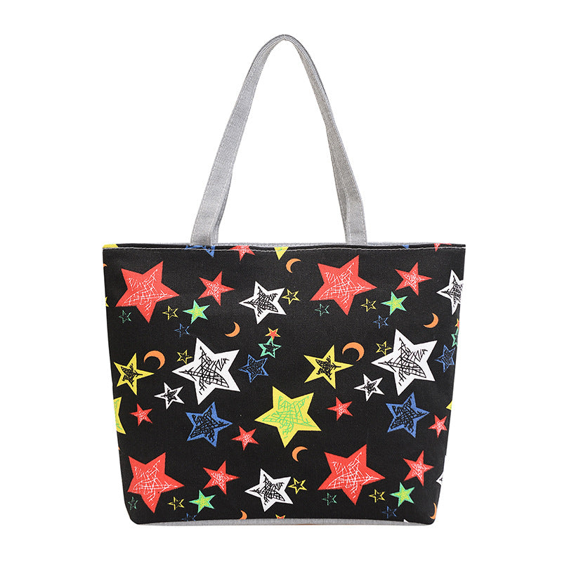 COLORFUL CANVAS TOTE BAG