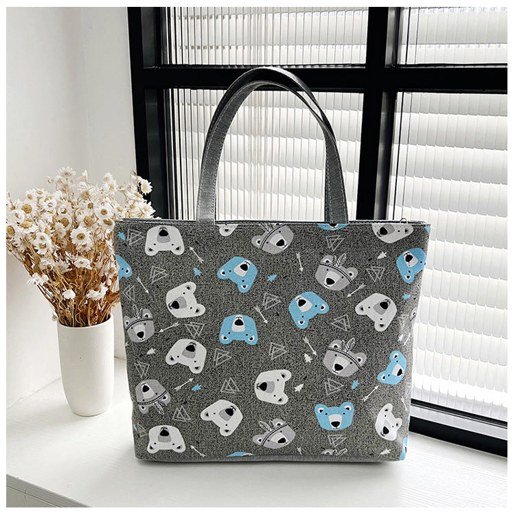 COLORFUL CANVAS TOTE BAG