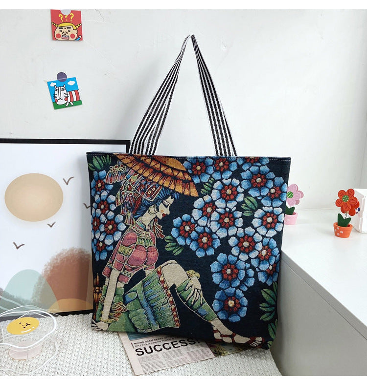 RETRO WOMEN DESIGN TOTE BAG