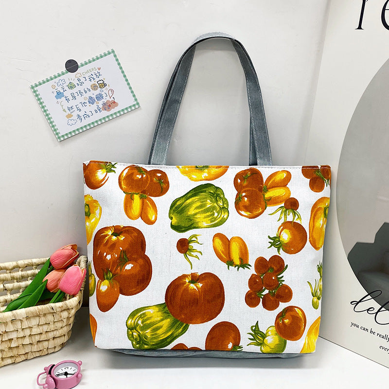 COLORFUL CANVAS TOTE BAG