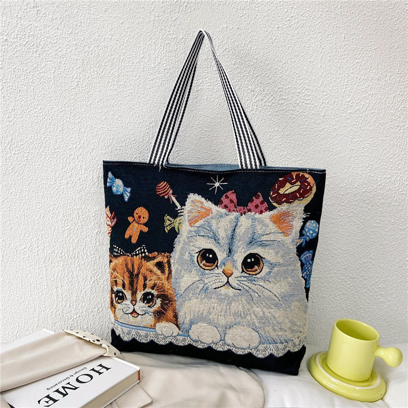 RETRO ANIMAL TOTE BAG