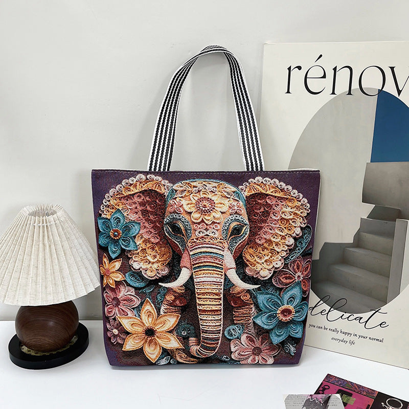 3D ANIMAL TOTE BAG