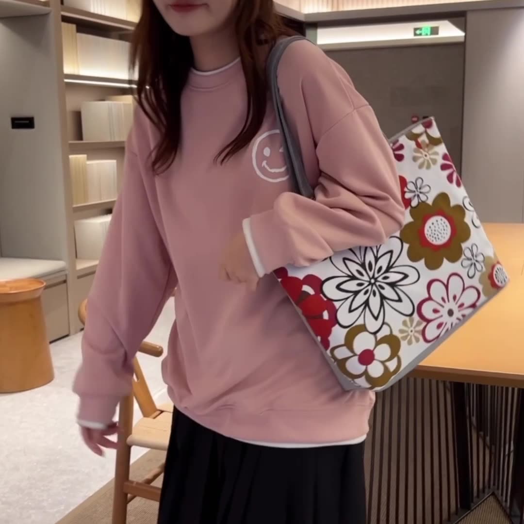 COLORFUL CANVAS TOTE BAG