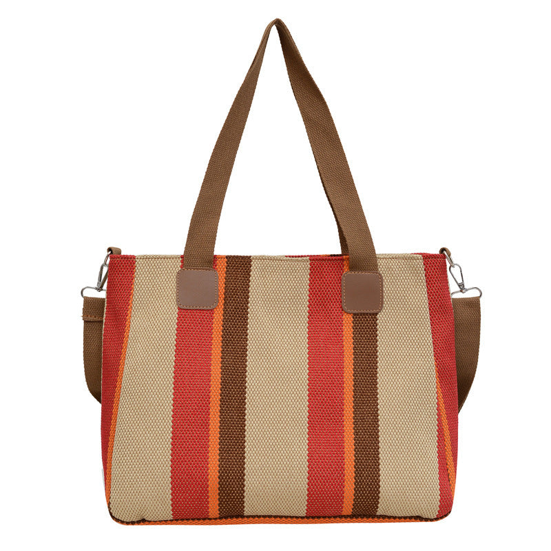 PLAID TOTE BAG