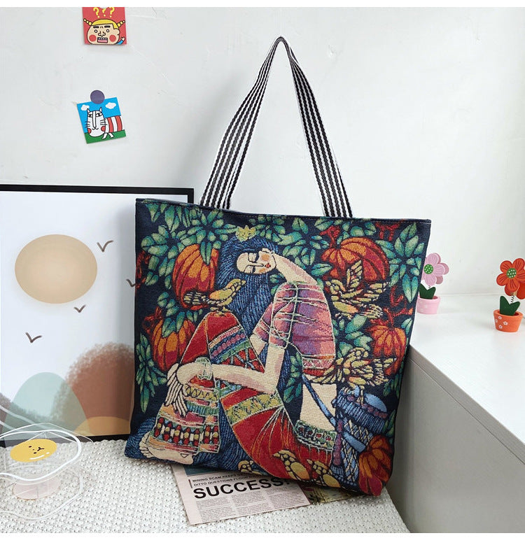 RETRO WOMEN DESIGN TOTE BAG