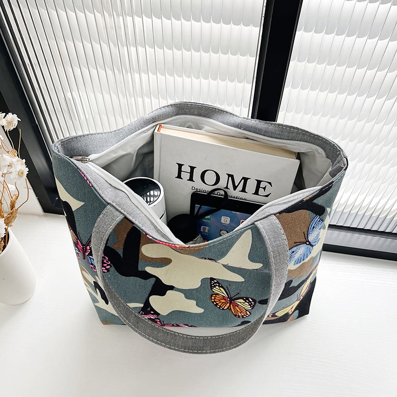 COLORFUL CANVAS TOTE BAG