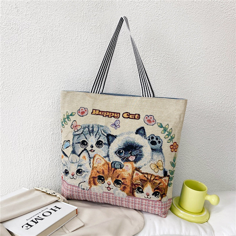 RETRO ANIMAL TOTE BAG