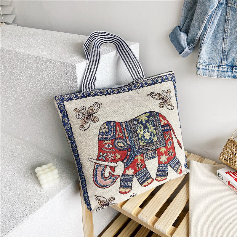 RETRO ANIMAL TOTE BAG