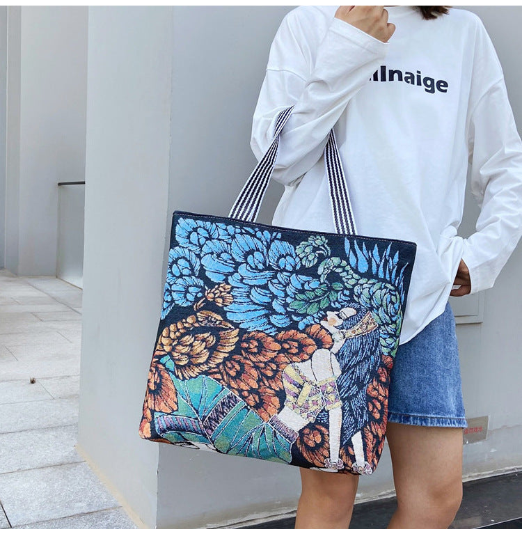 RETRO WOMEN DESIGN TOTE BAG