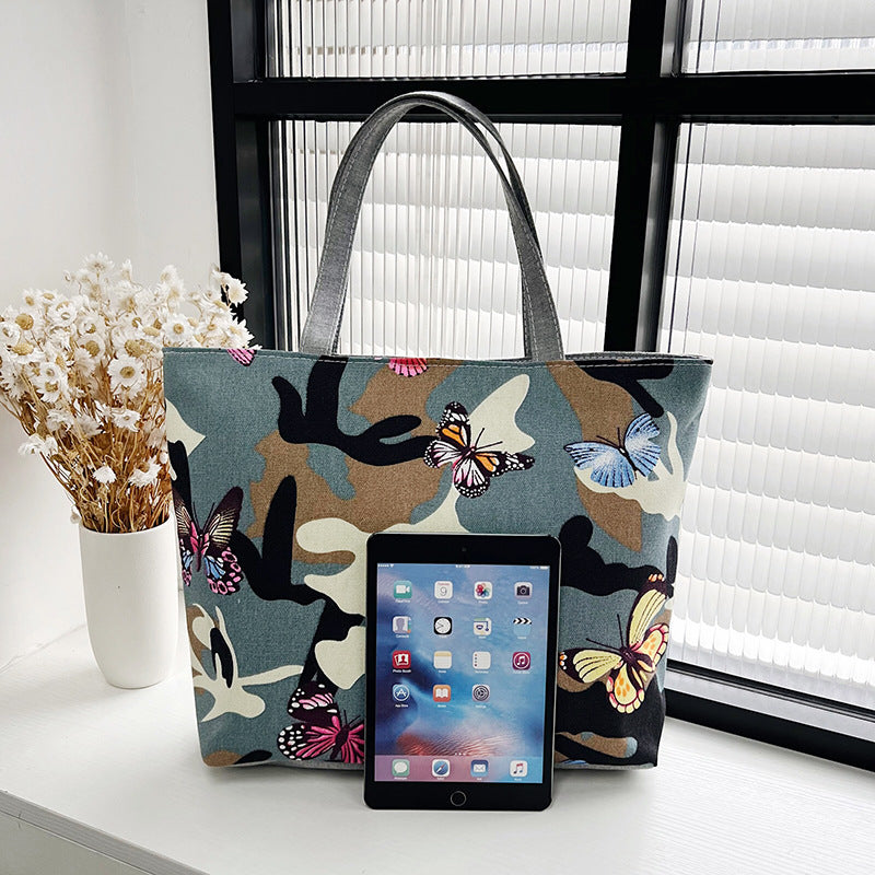 COLORFUL CANVAS TOTE BAG