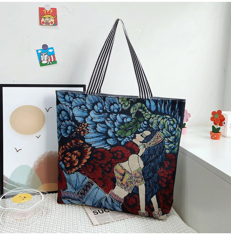 RETRO WOMEN DESIGN TOTE BAG