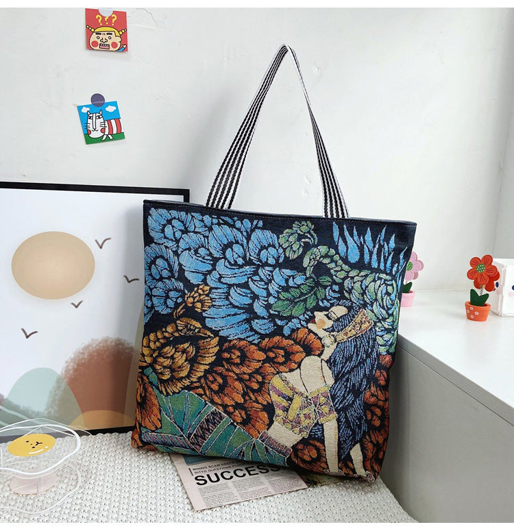 RETRO WOMEN DESIGN TOTE BAG