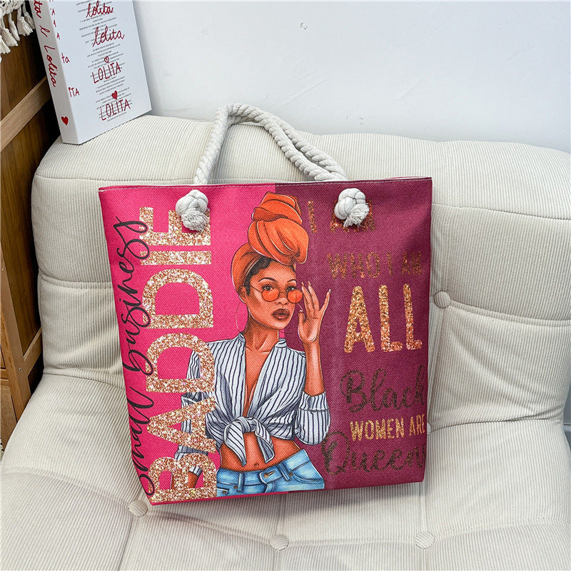 2. Rubina Large Tote Bag (Double Sided)