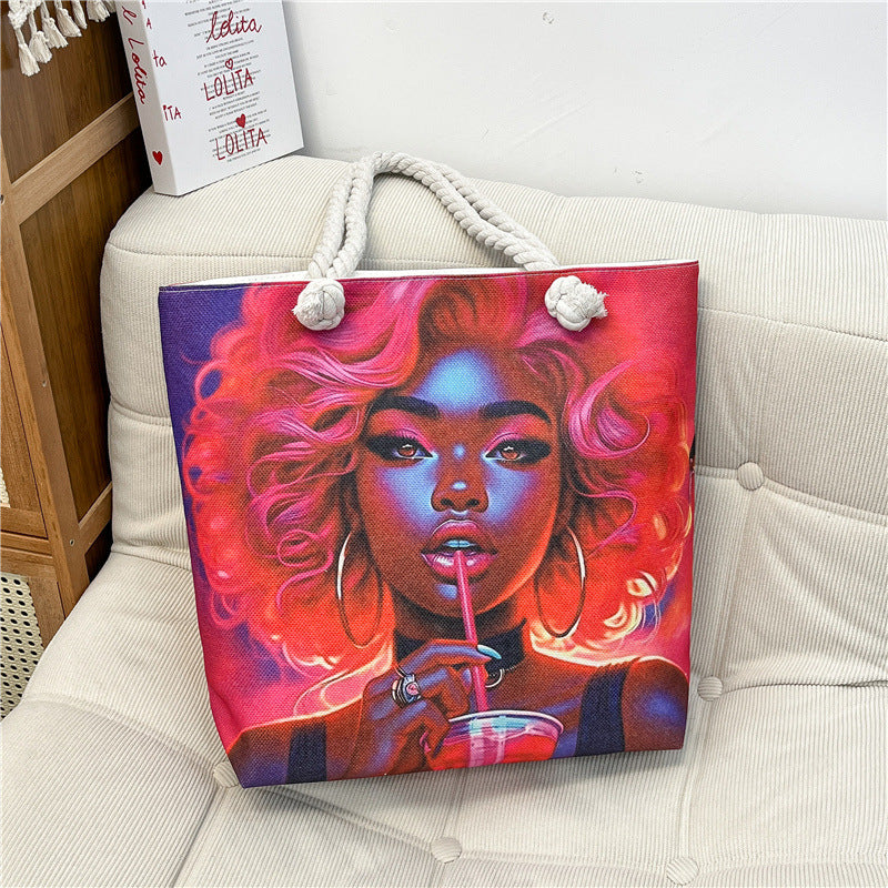 2. Rubina Large Tote Bag (Double Sided)