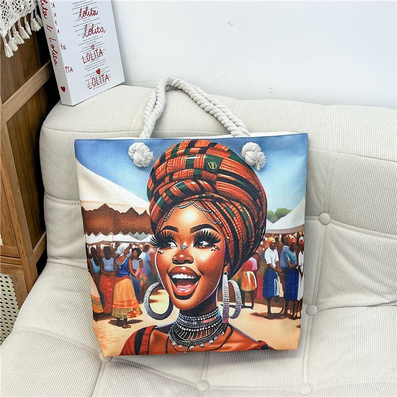 2. Rubina Large Tote Bag (Double Sided)