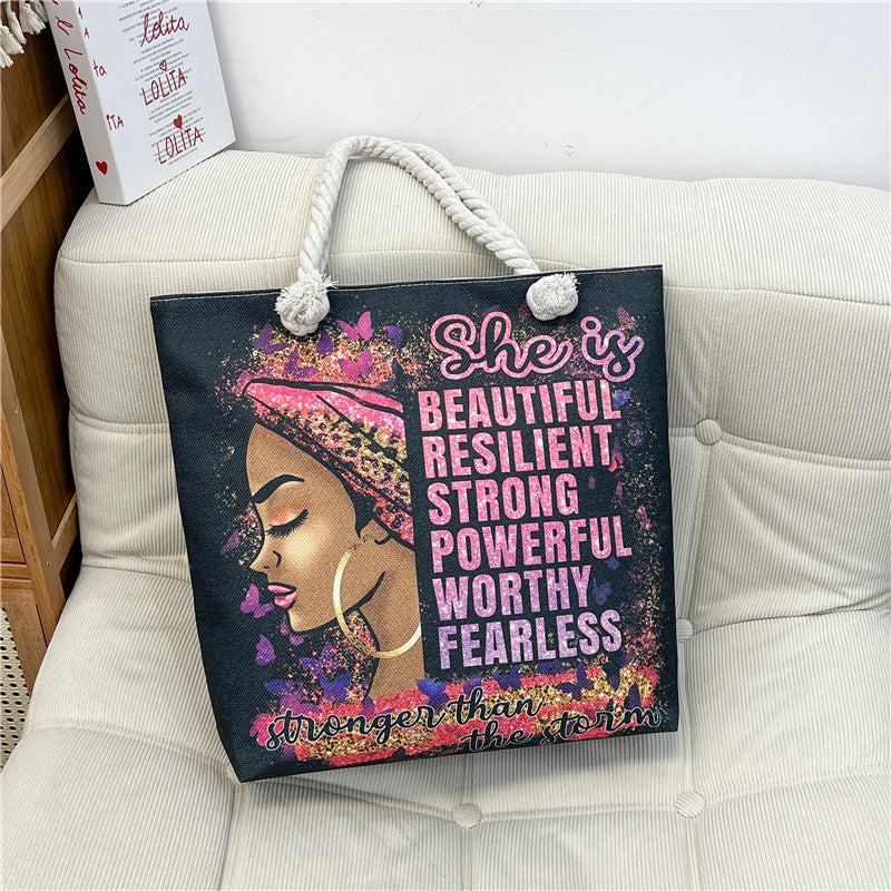 2. Rubina Large Tote Bag (Double Sided)
