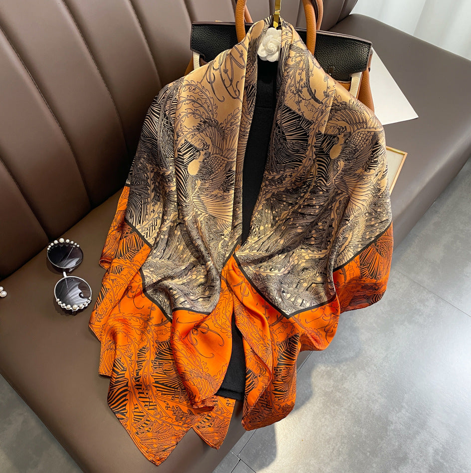 (90cm x 90cm) Silk Scarf
