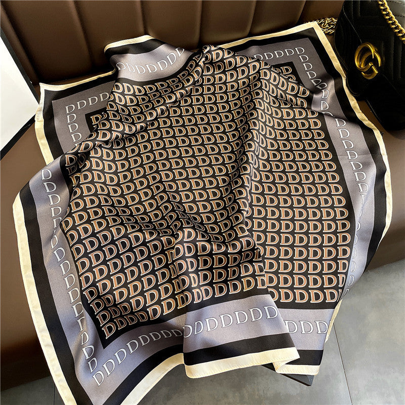 (70CM X 70CM) SILK SCARF BERRY