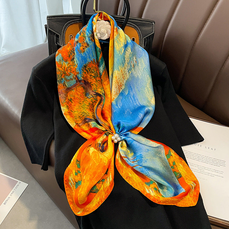 (90cm x 90cm) Silk Scarf
