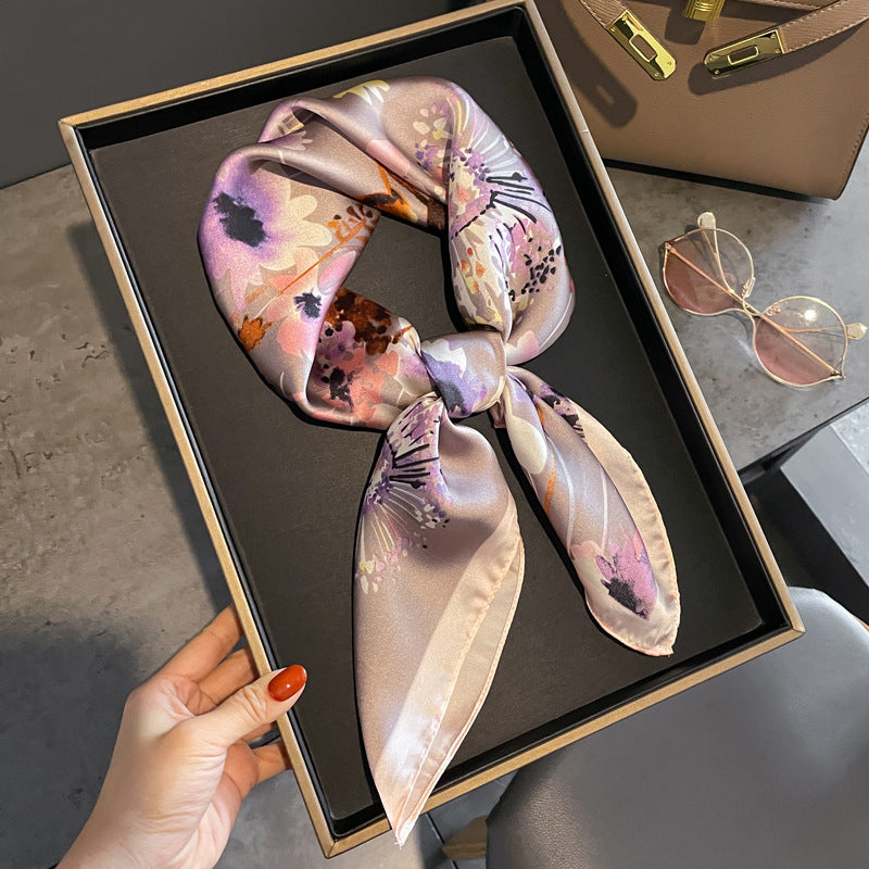 (70CM X 70CM) SILK SCARF GUAVA