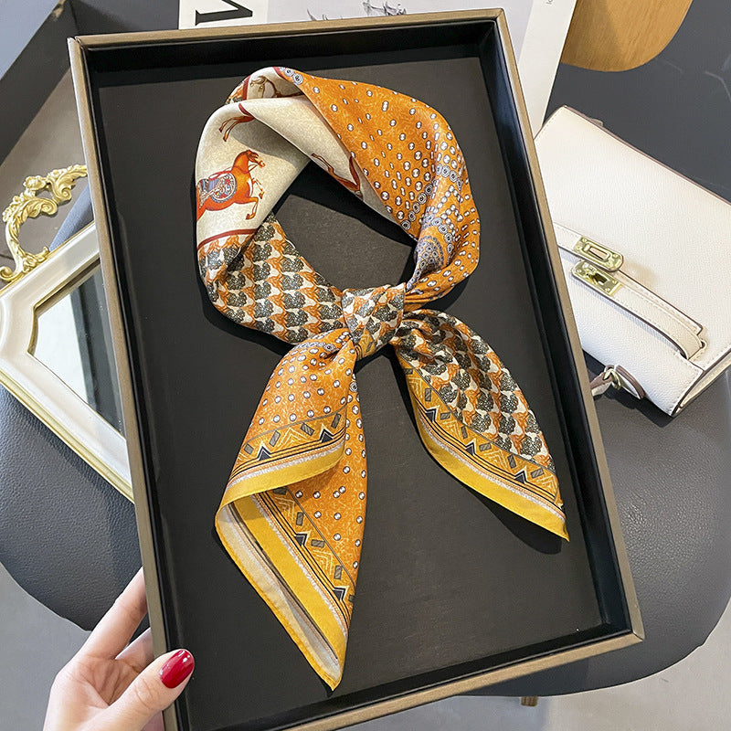 (70CM X 70CM) SILK SCARF GUAVA