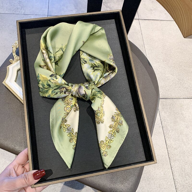 (70CM X 70CM) SILK SCARF GUAVA