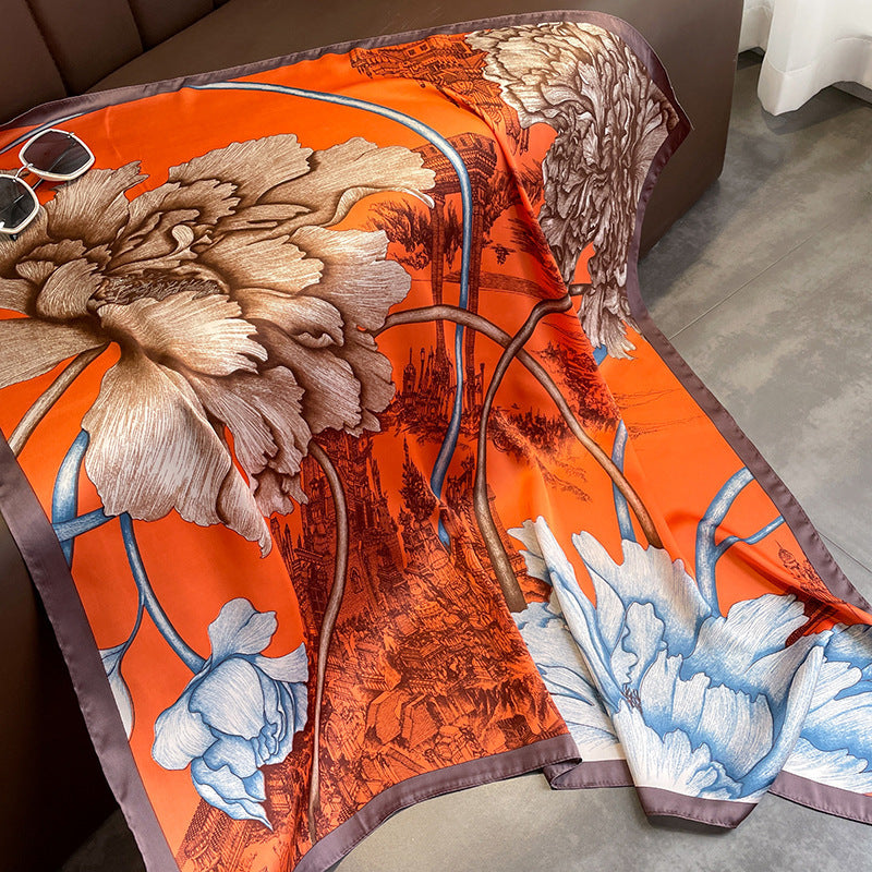 (90cm x 90cm) Silk Scarf