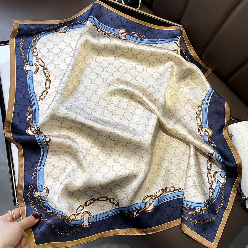(70CM X 70CM) SILK SCARF BERRY
