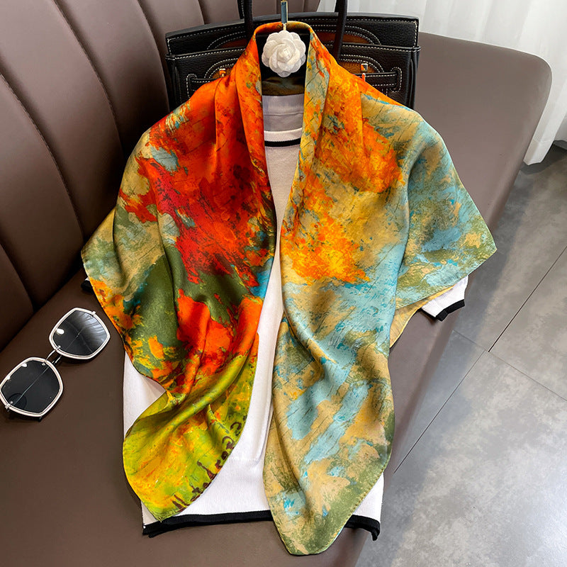 (90cm x 90cm) Silk Scarf