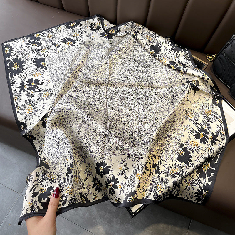 (70CM X 70CM) SILK SCARF BERRY